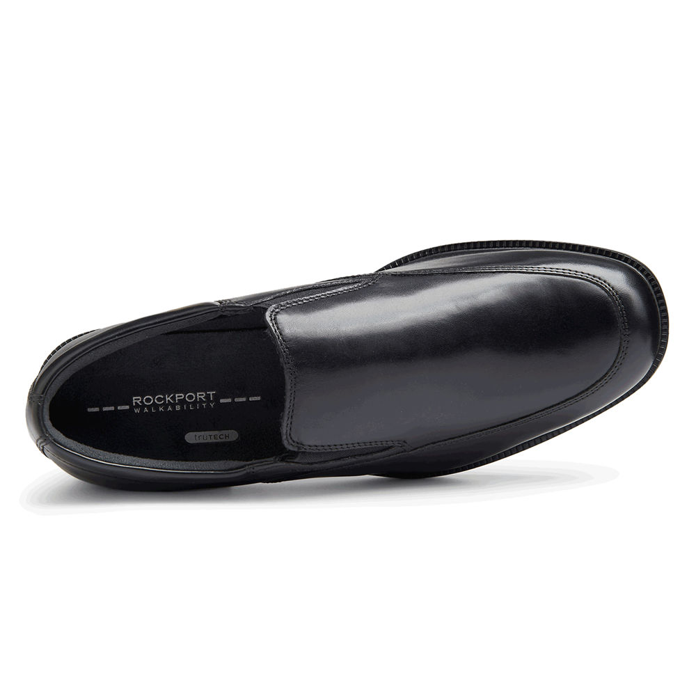 Rockport Slip-On Herr Svarta - Lead The Pack Waterproof - QBTFR7341